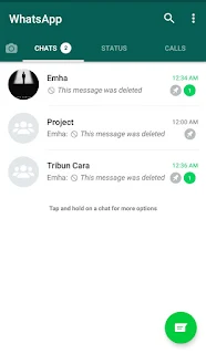 3 Cara Mudah Membaca Pesan Whatsapp yang Dihapus!