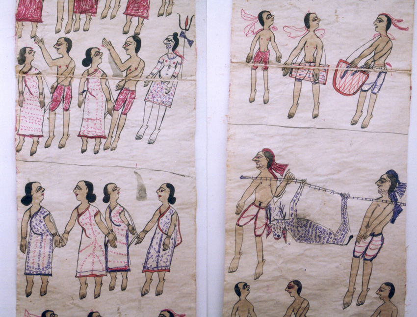 Santal Parganas scroll paintings