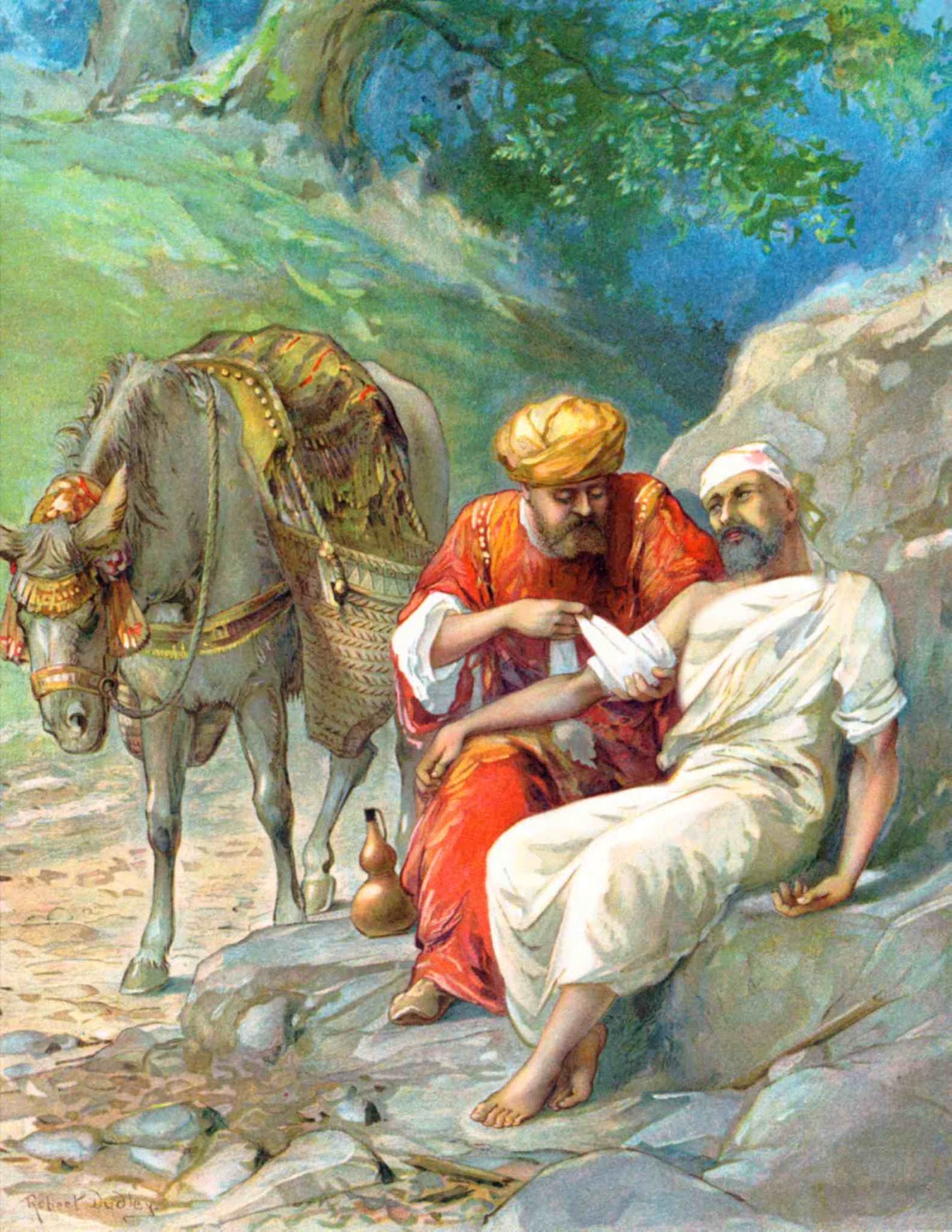 Bible Stories Good Samaritan | Bible Vector - 10 Full  