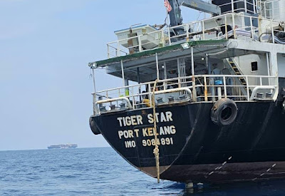 MT Tiger Star Terbakar, Pencarian Hari Kedua ABK Hilang di Perairan Kepri