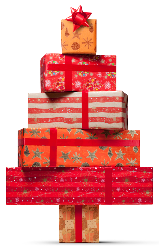 Custom Christmas boxes Custom Christmas Stacked Cardboard 