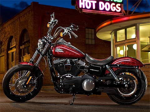 2013 Harley-Davidson FXDB Dyna Street Bob gambar motor - 