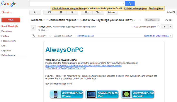 Tutorial Cara Mendapatkan VPS Gratis di AlwaysOnPc