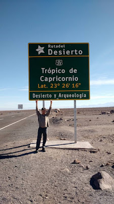 passing the Tropic of Capricorn, Chile