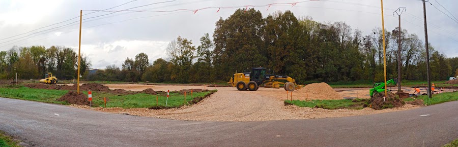 Travaux terrassement Groupe scolaire Talmay Maxilly sur Saône