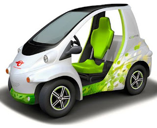 Tiny single seat electric car by Toyota 