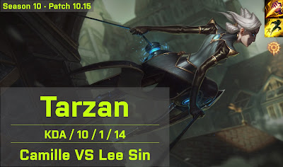 Tarzan Camille JG vs Lee Sin - KR 10.15