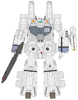 Hasegawa 1/72 VF-1J ARMORED VALKYRIE OPERATION BULLS EYE PART 2 (65880) English Color Guide & Paint Conversion Chart