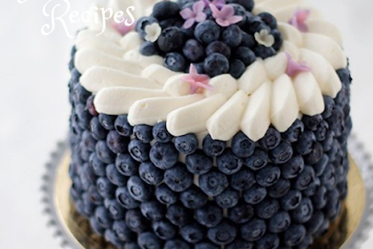 Blueberry Cream Cake