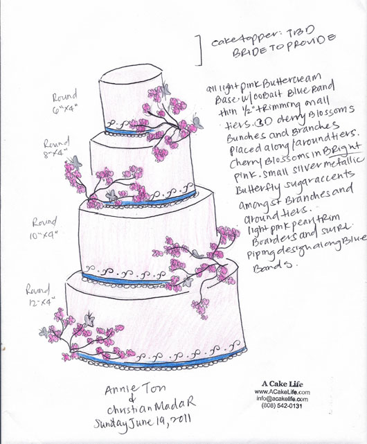 unique fall wedding cakes