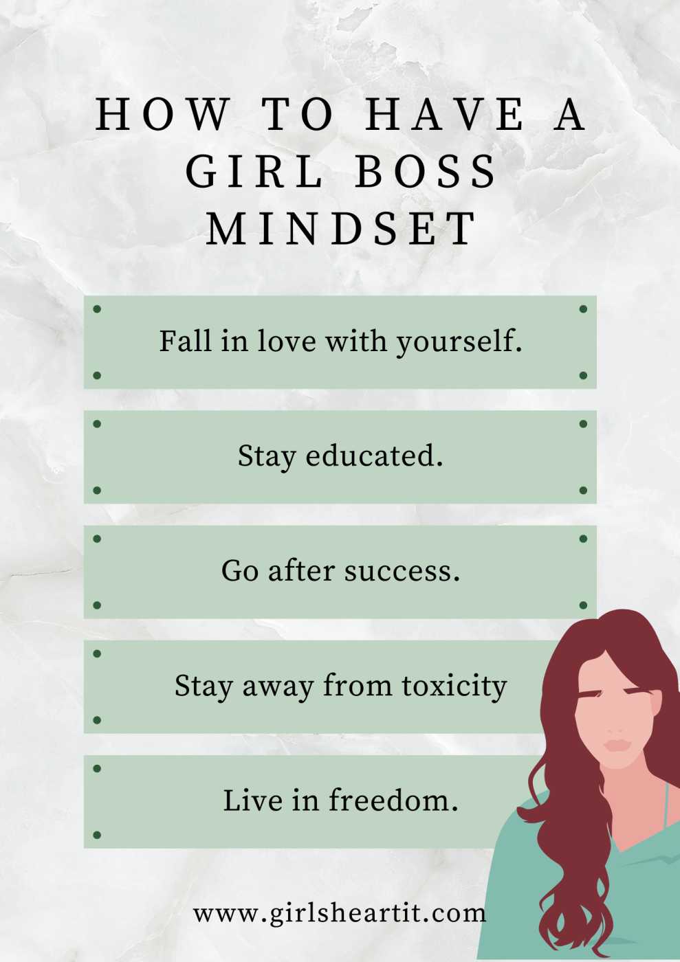 How to develop girl boss mindset