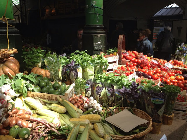 Fresh veg at Borough Market, London 