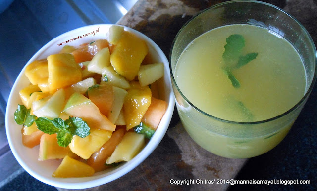 Fruit Salad & Aam Panna