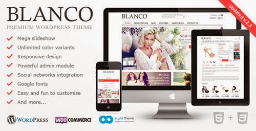 Blanco Version 2.3 - Responsive WordPress E-Commerce Theme Free