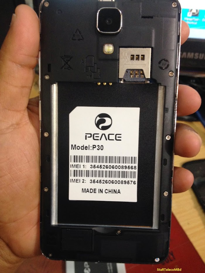 Peace P30 Firmware Flash Stock Rom Without Password