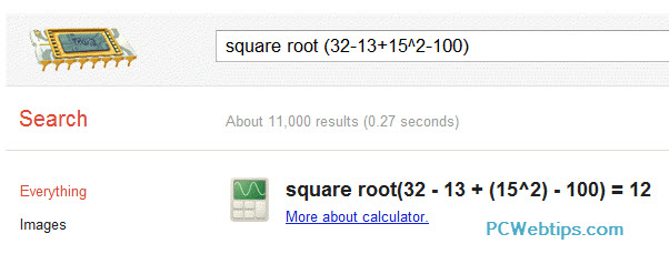 Calculadora de Google 