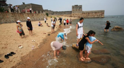 Ternyata Begini Wujud Dari Ujung Tembok Besar Cina yang Melegenda