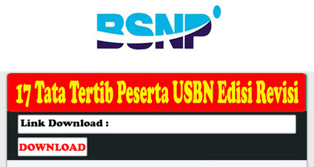 17 Tata Tertib Peserta USBN Jenjang SD, SMP, SMA dan SMK Edisi Revisi