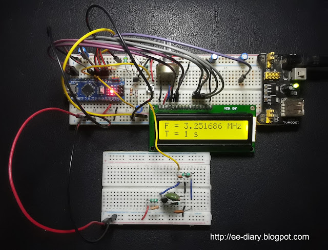 Colpitts Oscillator Design and Experiment on Breadboard