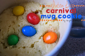 This indulgent single serving carnival cookie is gluten free! From Anyonita Nibbles