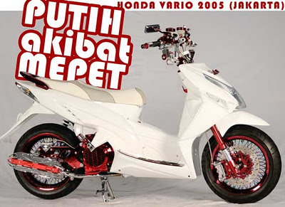 modifikasi honda vario tekno gaul, siap untuk di ajak jalan