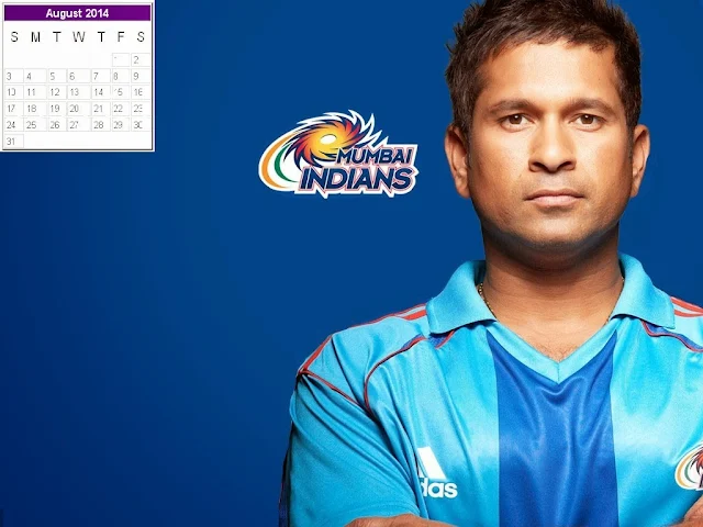 Sachin Tendulkar Calendar 2014