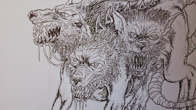 Cerberus creature art