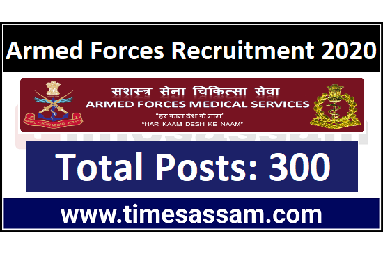 Armed Forces Medical Services Job 2020