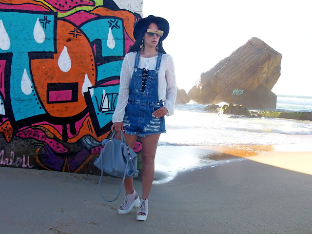 fashionblogger, art, photo, photograph, Avilés, oviedo, gijón, asturias, francia, France, Capbreton, bunker, historia, history, overalls, dungarees, denim, beach