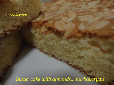 Nozil Studio : Butter cake with Almond.