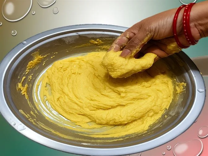 Thick Gram Flour Paste
