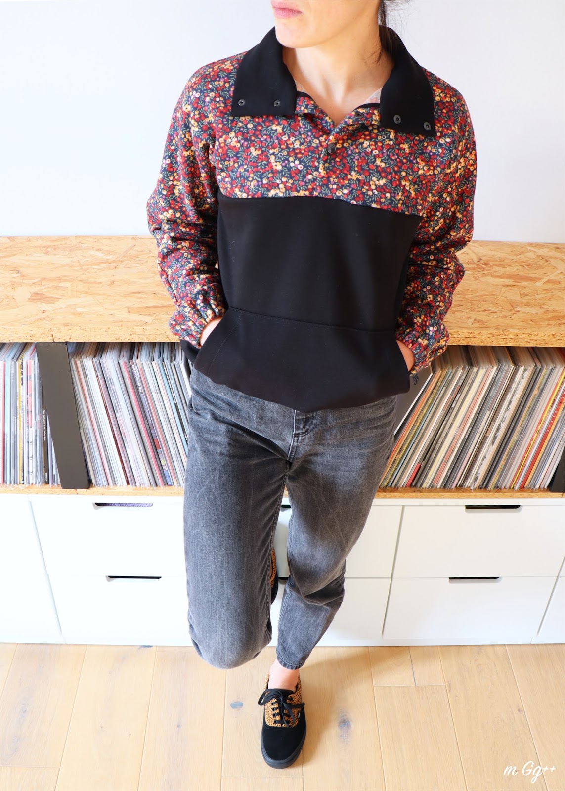 Un Sweat Style "Camionneur" (Patron modèle n°122 issu du BurdaStyle 01/2005) par m Gg++