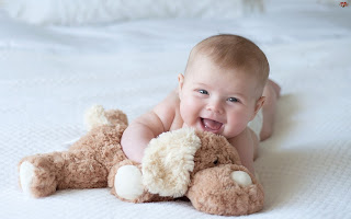 Baby Boy Playing With Toy HD Wallpaper