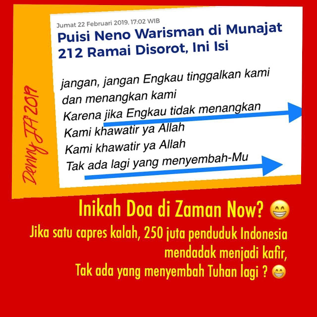 Benarkah Rasul SAW Berdoa dengan Mengancam Allah saat Perang Badar seperti Neno Warisman? Ini Tafsirnya