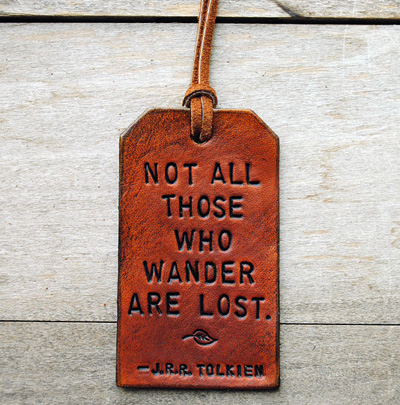 Luggage  Leather on Luggage Tag To Inspire Wanderlust