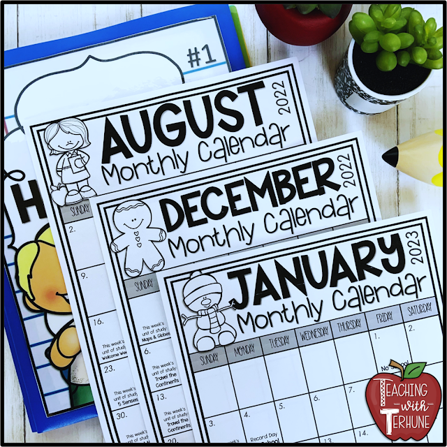 Behavior Calendars