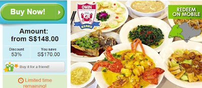 Owen Seafood Restaurant offer, lobsters, fish, prawns, seafood, Singapore
