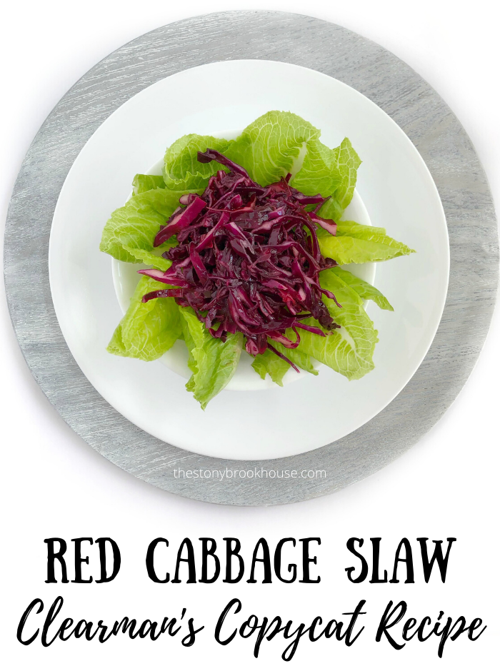 Red Cabbage Slaw Clearman's Copycat