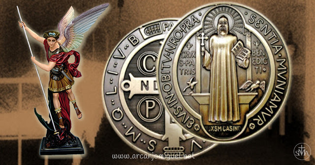 Arcanjo Miguel, exorcismo, quaresma, consagração, rosário, terço, satanás, preces,umbanda,  escudo,medalha, espada, poderosa, ciladas do demônio, milícia celeste, espíritos malignos. 