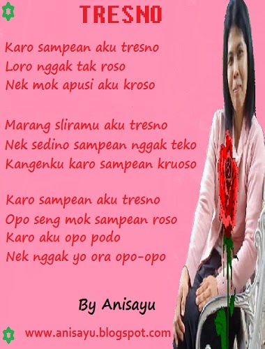  PUISI  CINTA  BY ANISAYU Kumpulan Puisi  Tresno Boso Jowo 