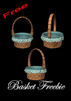 Basket freebie PNG Tubes