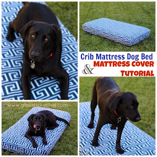 Enlightenment: Re-purposed: Old Crib Mattress into Dog Bed!