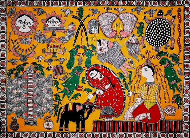 Madhubani Painting (Bihar) 