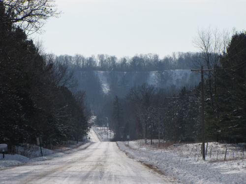 former Ward Hills ski area