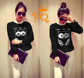 Cute Owl Kerah - 9030, baju fashion, baju online murah meriah, toko baju kita, jual baju murah