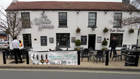 The White Horse pub in Brigg pictured on March 27, 2019 - the first day of the Wetherspoon beer and cider festival