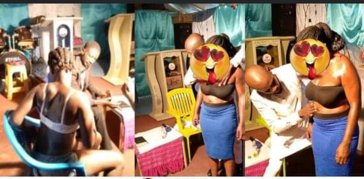 Another Pastor Caught On Camera Bathing Female Member In Church All In The  Name Of Miracle (Video + Photos)