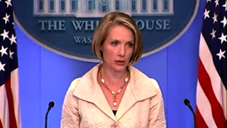 Dana M. Perino, Vidcap from White House Briefing