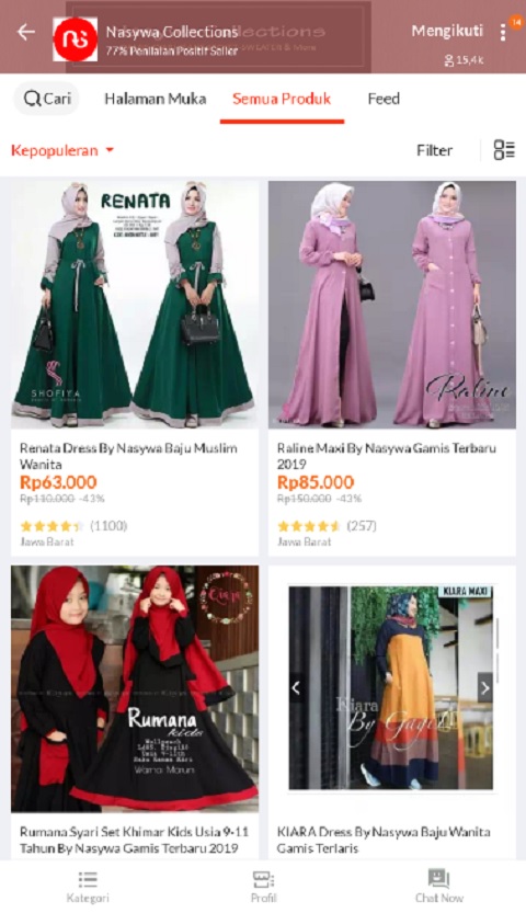 5 Toko  Baju  Muslim Terlaris di  Lazada  Tutorial di  Lazada 