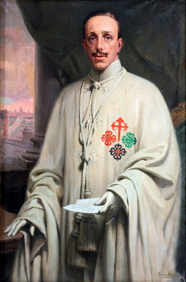 Ramón Borrell Pla, Retrato de Alfonso XIII, Pintor español, Retrato de Alfonso XIII por Francisco Pons Arnau, Retratos de Alfonso XIII, Alfonso XIII Retratado, Retrato de Felipe VI, Retratos de Felipe VI, Felipe VI, Cuadro de Felipe VI, Nuevo retrato de Felipe VI, Familia Real Española, Leonor de Borbón, Sofía de Borbón